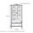Modern multi-functional display storage sideboard
