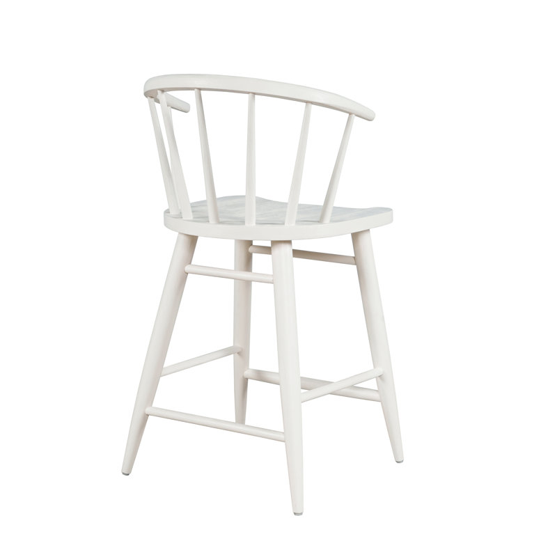 Tabouret de comptoir Crumpton Fitz Traditional, Blanc