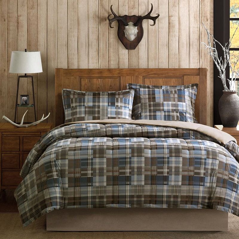 Édredon en duvet synthétique Cozy, Édredon double / grand et 2 taies décoratives