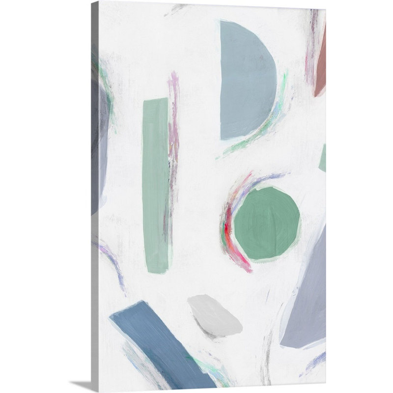 "Terrazzo I" par Isabelle Z, reproduction d’art sur toile, Toile tendue, H 30 po x l 20 po x P 1,25 po