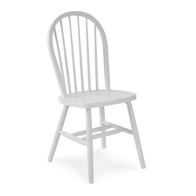 Chaise d'appoint en bois massif Genissa