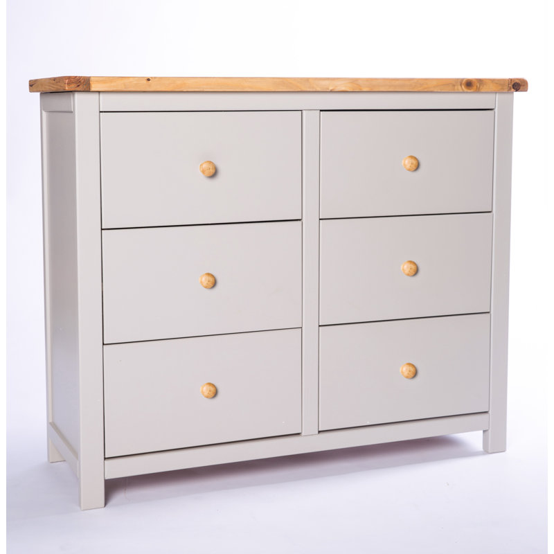 Espana 110cm W 6 - Drawer Chest of Drawers, Wood