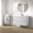 DAX Kyoto Single Vanity, 32", Matt White
