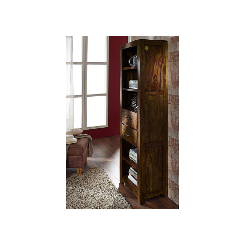 Metro Life 2000cm H x 60cm W Solid Wood Standard Bookcase