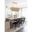 5 - Light Dimmable 3-Tier Rectangle Chandelier