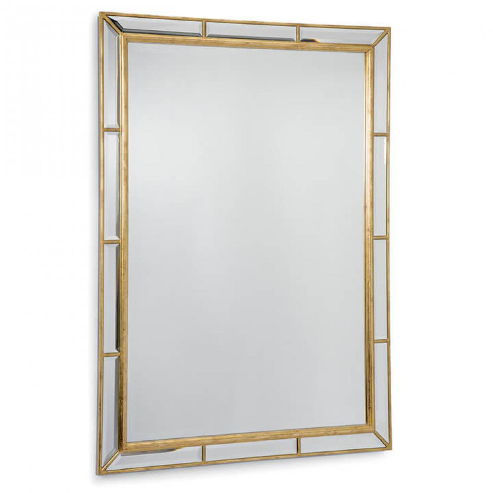 ReginaAndrew Plaza Beveled Mirror, Gold Leaf, 29