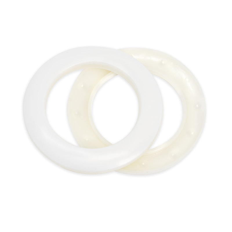 Ensemble de 8 œillets de rideau Dritz Home 1-9 / 16 pouces, H 1,5 po x l 5,9 po x P 7,8 po, Cuivre