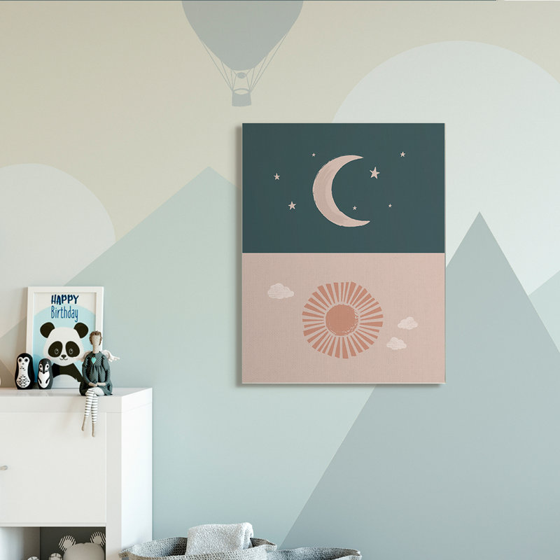 Ciel nocturne sur une journée ensoleillée, Toile tendue, H 48 po x l 36 po