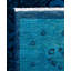 Overdyed Hand-Knotted Wool Modern-Contemporary Navy Area Rug 10' 4" x 13' 10"