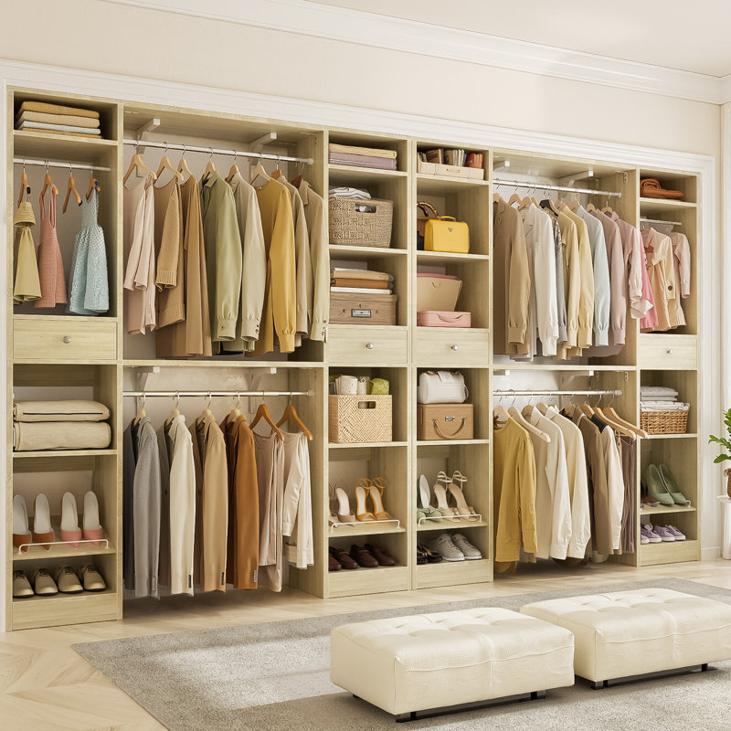 Closet System, White Oak