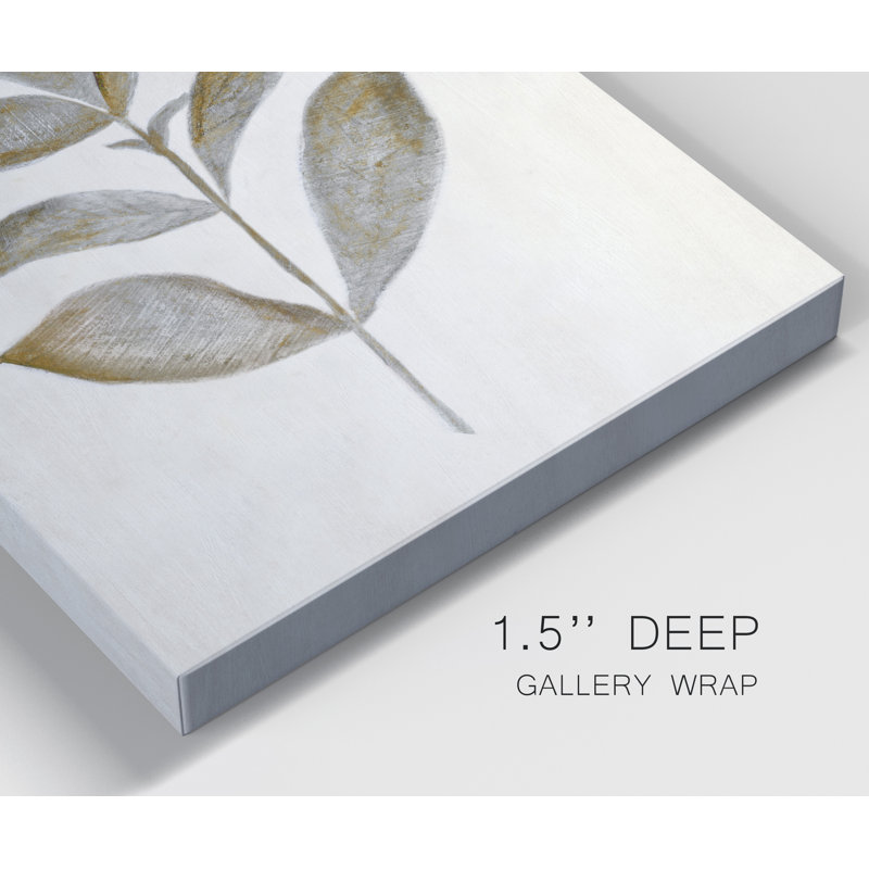 «Bronze Leaf III» par Tava Studios, reproduction d'art sur toile tendue, H 20 po x l 16 po x P 1 po
