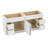 72'' Double Bathroom Vanity Base Only-101983292
