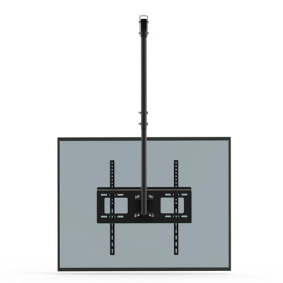 Le support de plafond inclinable noir Winado pour écrans peut supporter jusqu'à 110 lb. lb