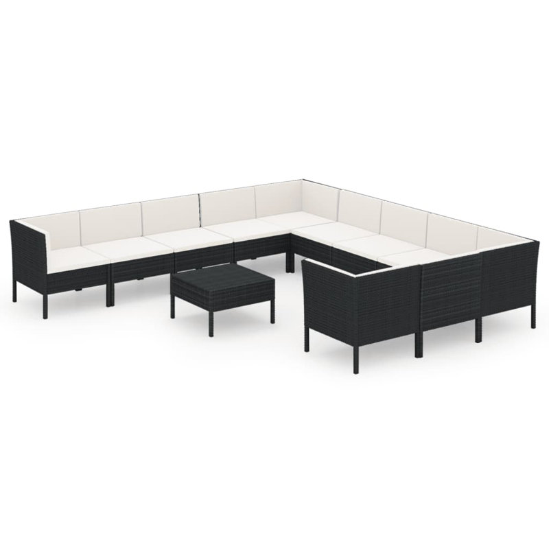 12 Piece Sectional Seating Group with Cushions