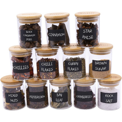 Glass Jar - Set of 12