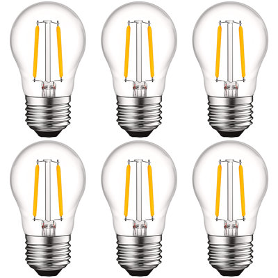 4 watts (équivalent à 40 watts), A15 DEL à intensité variable, ampoule à intensité variable (2700K)/culot moyen (standard)