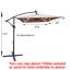 Morvern 78'' x 120'' Rectangular Lighted Cantilever Umbrella-97750699-119119960