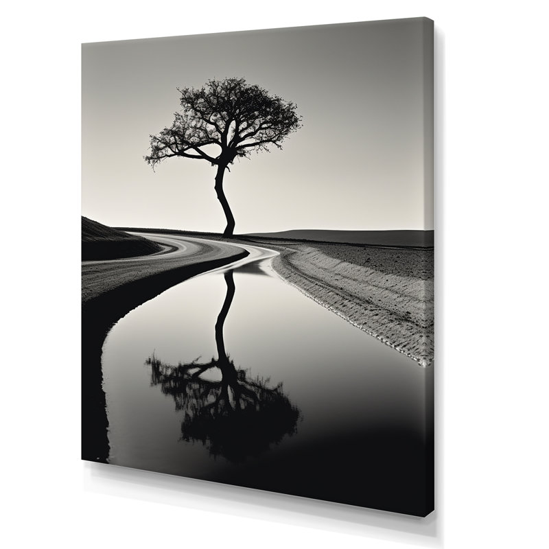 Décoration murale Minimalist Zen Scenery III - Centrales électriques, Toile tendue, H 20 po x l 12 po x P 1 po