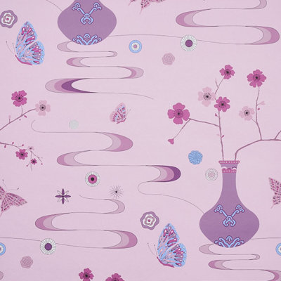Papier peint Schumacher x Cristina Buckley Fantasia
