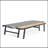 Waterloo Chaise Lounge With Attached Wood Side Table, Set Of 2, Perfect For Outdoor Relaxation And Stylish Comfort