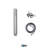 Bustillos Complete Shower System with Rough in-Valve
