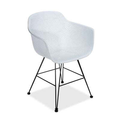 Madi Arm Chair, White - Set Of 2