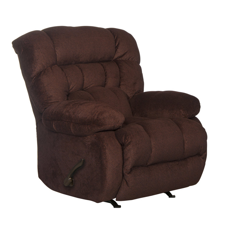 Daly Upholstered Recliner, Manual, Rocker, Cranapple