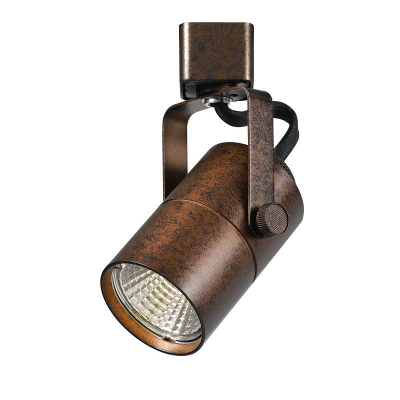 Projecteur sur rail orientable à DEL intégrée Cal Lighting 10 W, 650 lumens, 3 300 K, dimmable, 12 cm (H) x 10 cm (L) x 5,6 cm (P)