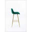 Ensemble de 2 tabourets de bar avec tabouret de comptoir en velours chromé-1567158120-1567158123