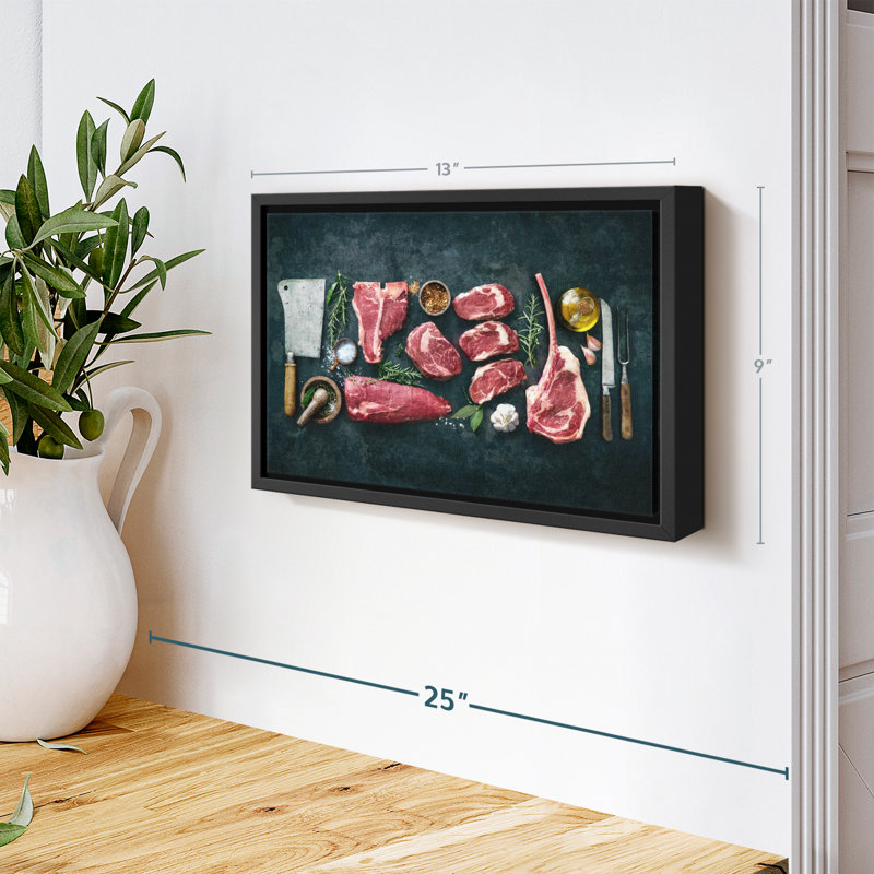 "Impression sur toile", H 9 po x l 13 po