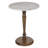 Carved Marble Top Side Table