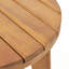 Table d'appoint en bois 16 po, finition, avec saveur rustique et table d'extérieur durable en bois, aspect