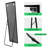 Unbreakable Rectangle Metal Floor Mirror