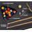 Pool Tables With Preassembled Playfields And Complete Billiard Accessory Sets, Perfect For Family Game Rooms, Gray