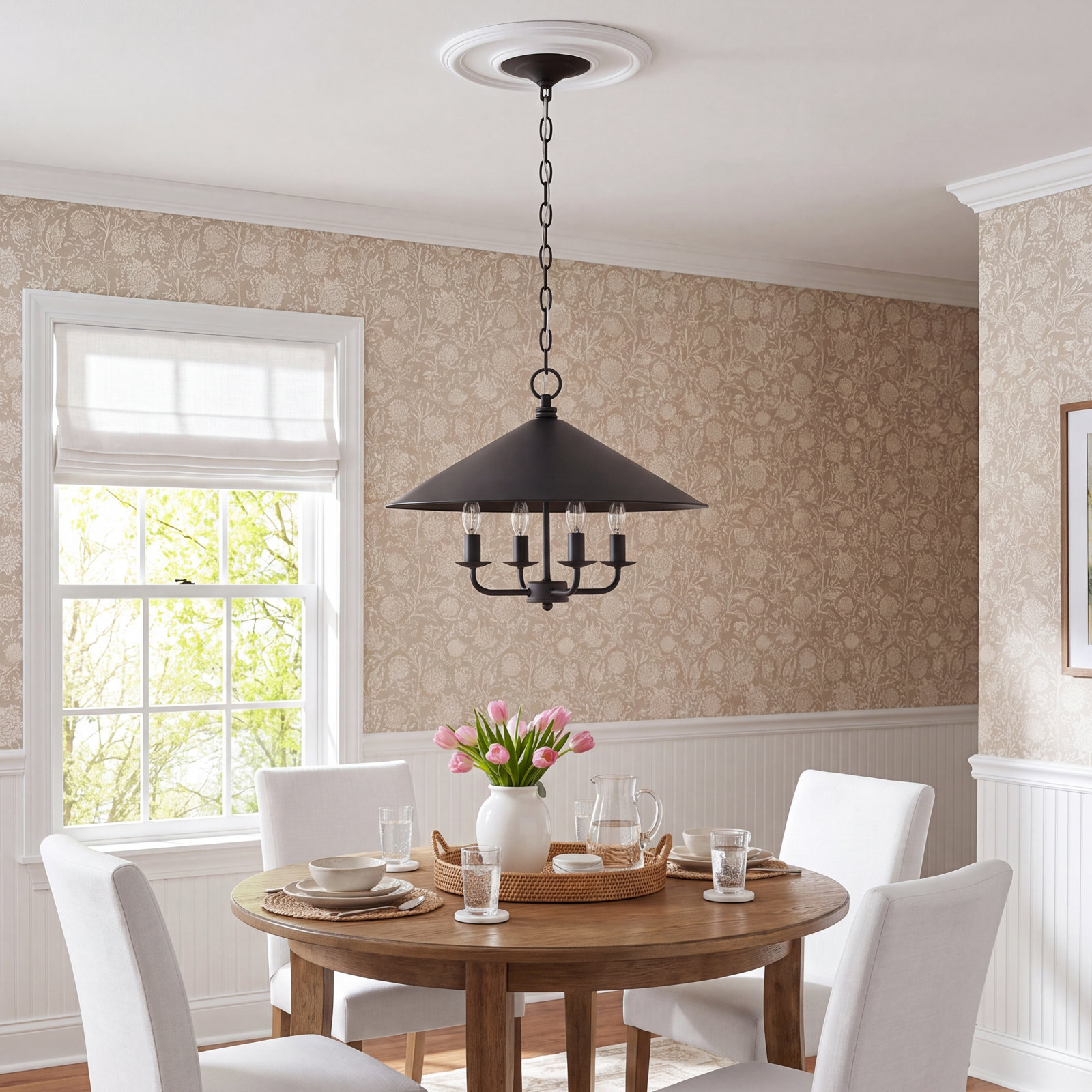 Brantley Iron 4-Light Chandelier