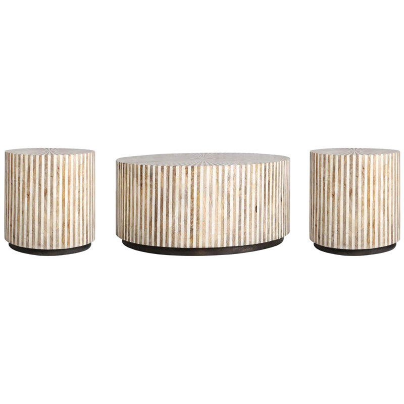 Imogen Cocktail Table With 2 End Tables