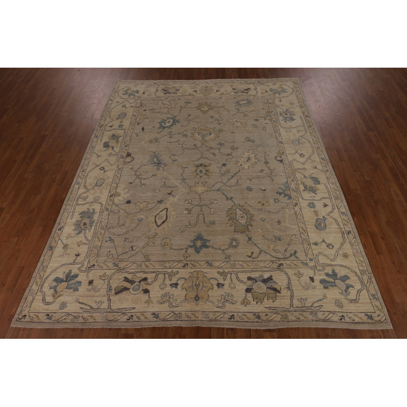 Vegetable Dye Oushak Turkish Area Rug 8x10