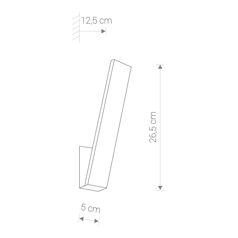 Ellen-Belle Grey 26cm H Integrated LED Outdoor Flush Mount