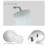 10" Round Rain Shower Head Shower System with Tub Faucet and Rough-in Valve-60220257