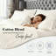 Imperia Cotton Blend 600 Thread Count Dash Stitch Embroidered Hem Deep Pocket Sheet Set-884530756-866217767
