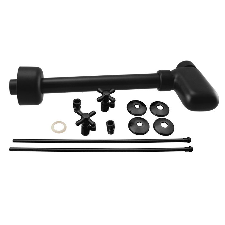 Bottle Trap Pedestal Sink Supply Kit with Bottle Trap and Cross Angle Stops
