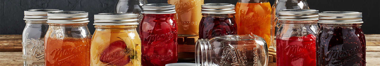 Mason Craft & More 8pc 16oz Mason Jars with Lids