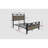 Industrial Style, Full Size, Brown, Bed Frame, , Metal Structure, Side Rails, Legs, Headboard, , Easy Setup With Minimal Effort Size Middle Support, Effortless Assembly At Home