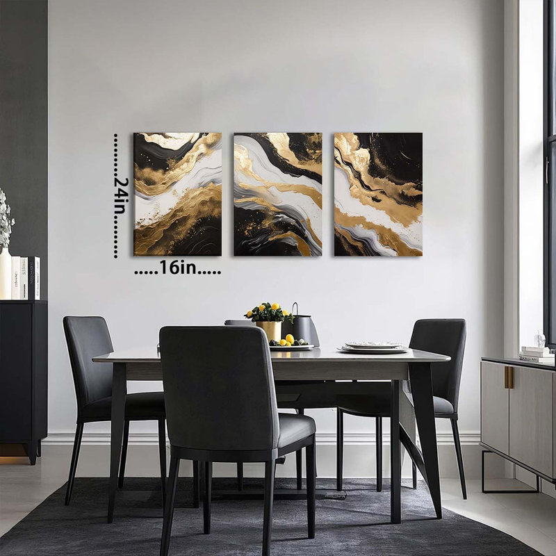 3 Piece Wrapped Canvas Print