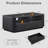 52"W Fluted Coffee Table with Open Shelf and 2 Drawers-894402577