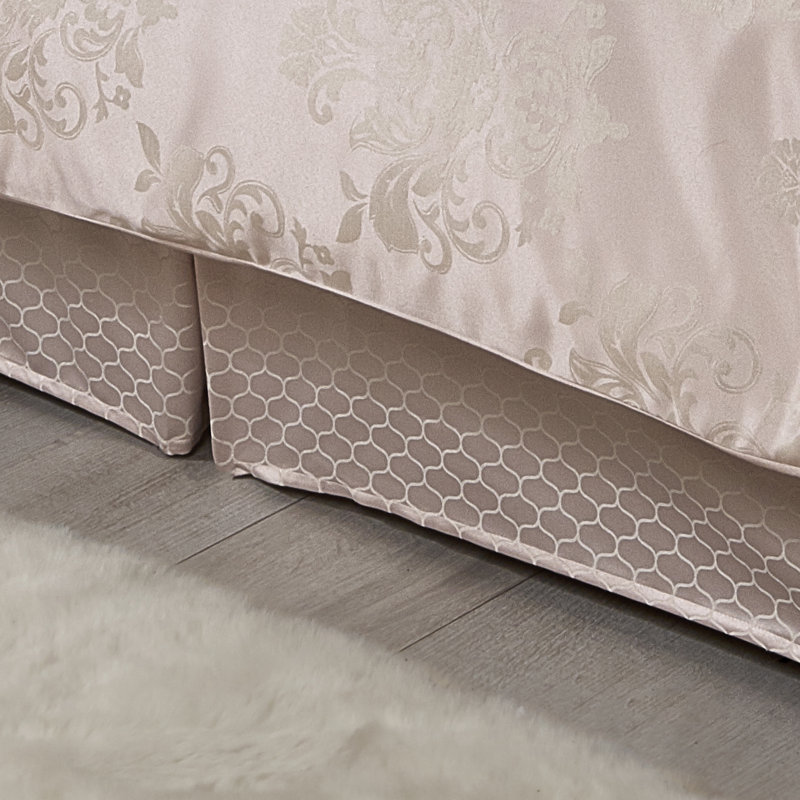 Gaskill Tailored Bed Skirt, Blush, Single (3')