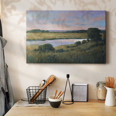 Toile tendue avec galerie Spring Marsh II