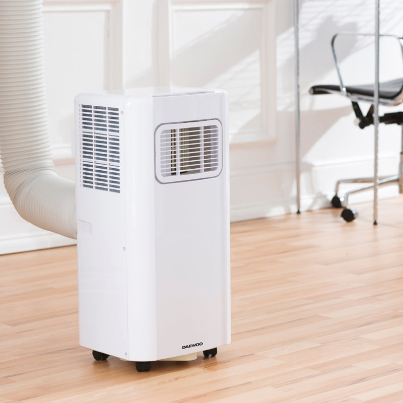 Daewoo 9000 Btu 3-in-1 Portable Air Conditioner AC Units With Dehumidifier & Fan