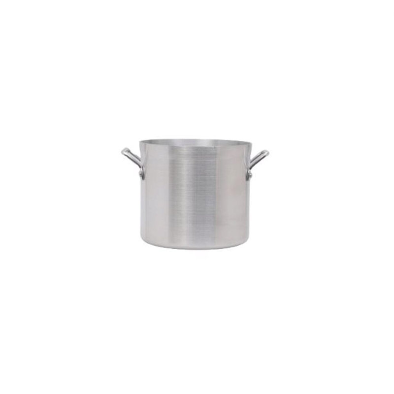 Tuxton Aluminum Stock Pot, 12 Quarts, 9.25" H x 10" W x 10" D