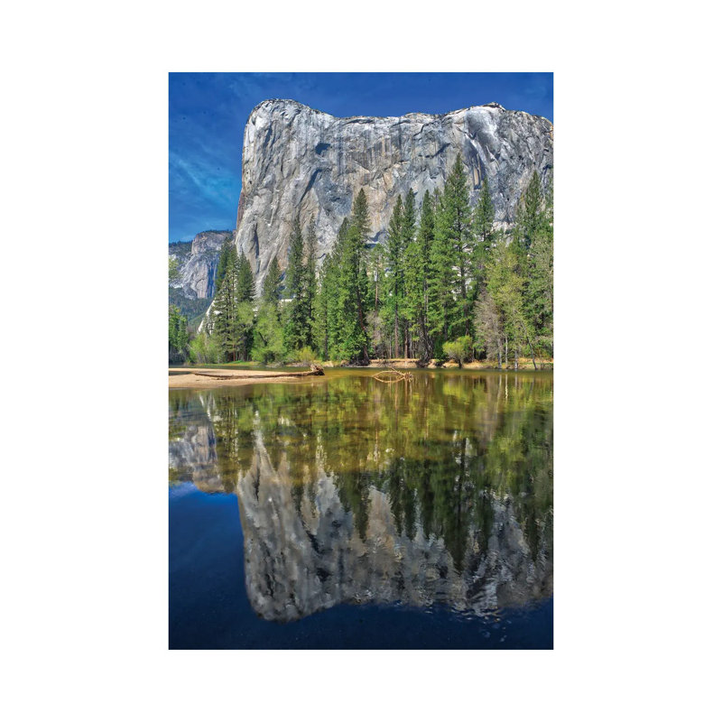 Reflections Of El Capitan by Zoe Schumacher - Wrapped Canvas Print, 20.32 cm H x 30.48 cm W